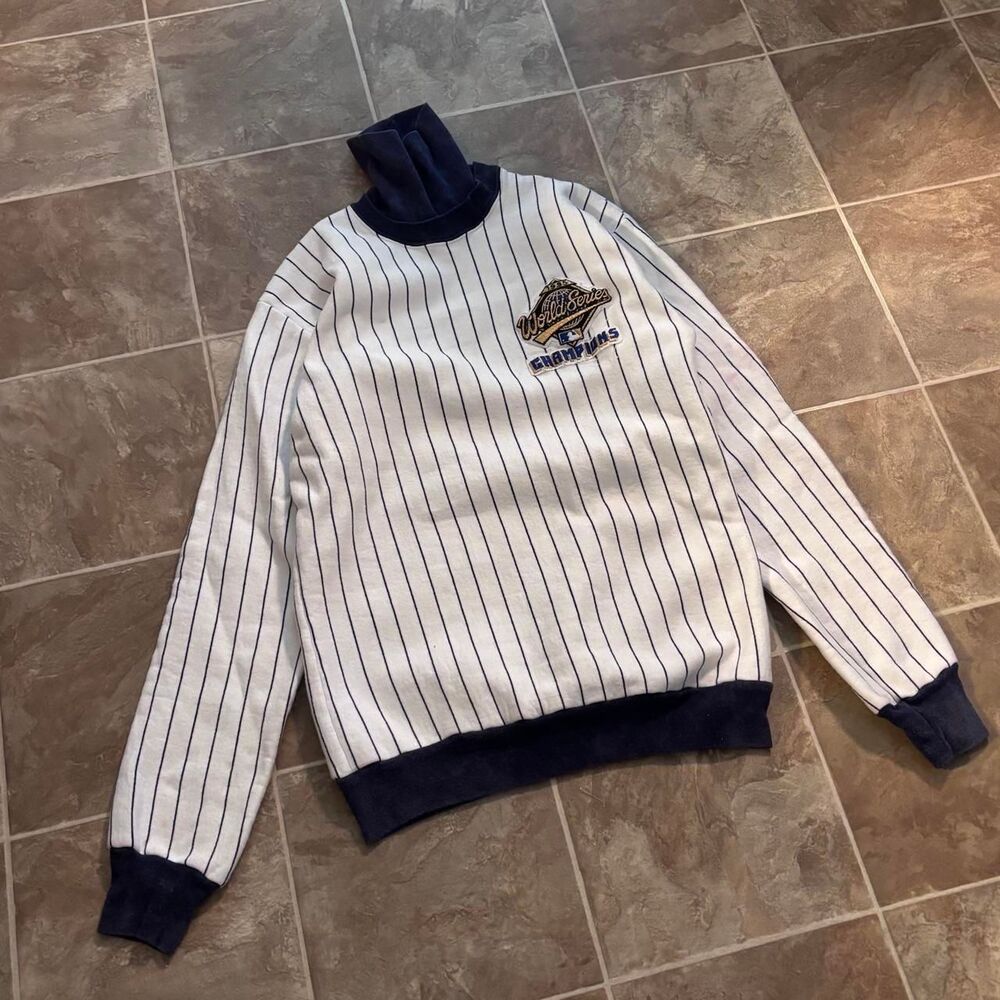 Vintage Atlanta Braves 1995 World Series Champions Crewneck Sweatshirt sz med